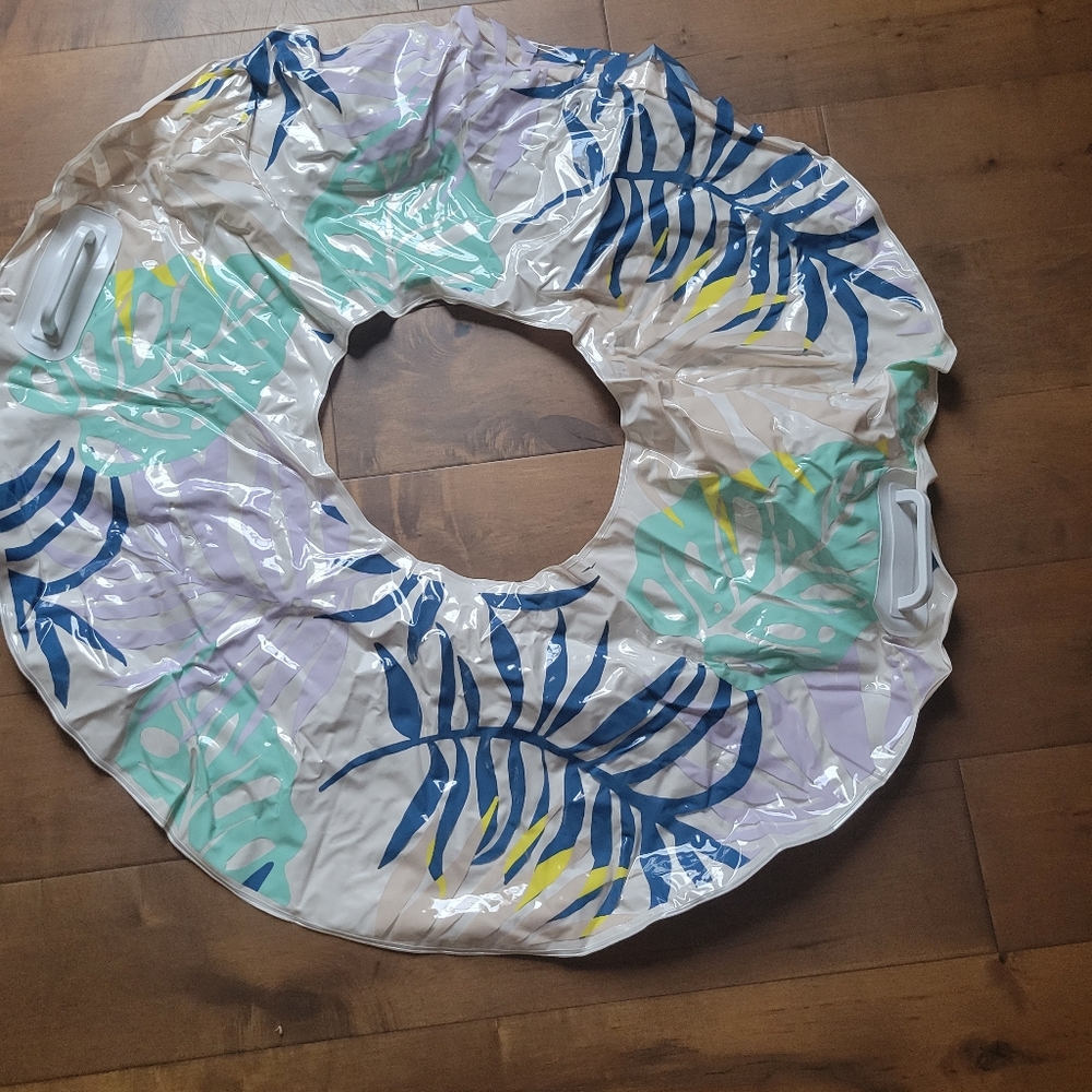 Tropical Leaf Inflatable Pool Float
